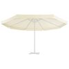 vidaXL Vervangingsdoek voor parasol 515 cm zandkleurig