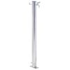 vidaXL Waterzuil 100 cm roestvrij staal rond