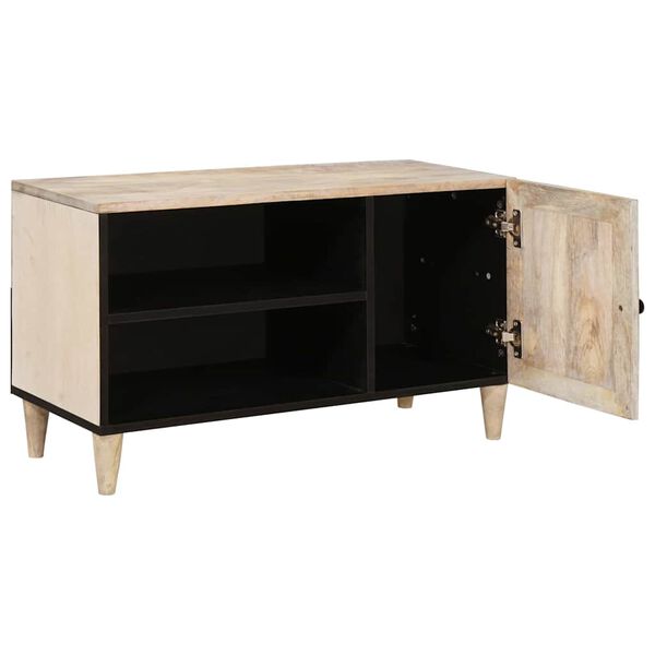 vidaXL TV Eenheden met plank Wit 80 x 33 x 46 cm Bewerkt hout