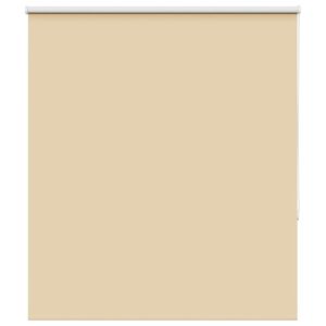 vidaXL Rolgordijn verduisterend 130x130 cm stofbreedte 126,6 cm beige