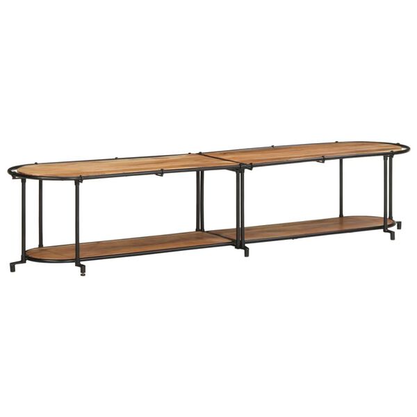 vidaXL Tv-meubel 200x42x40 cm massief acaciahout