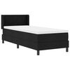 vidaXL Boxspringbed met matras Zwart 200 x 80 cm Polyester