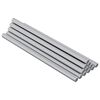 vidaXL Draadstaaf 900 pcs Zilver Staal