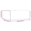 vidaXL Tuinmeubelhoezen 2 st waterdicht 420D 200x160x70 cm zwart