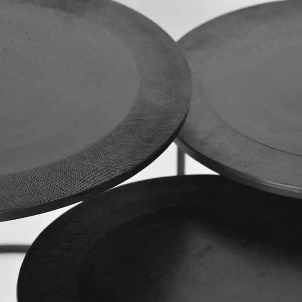 LABEL51 3-delige Salontafelset Tres zwart