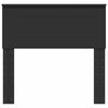 vidaXL Hoofdbord Zwart Eiken 90 cm Bewerkt hout