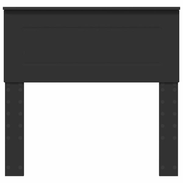 vidaXL Hoofdbord Zwart Eiken 90 cm Bewerkt hout