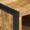 vidaXL Salontafel 90x50x36 cm massief ruw mangohout