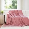 vidaXL Kleden 24 pcs Roze 240 x 220 cm Fleece
