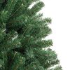 vidaXL Kunstmatige Inklapbare Kerstboom Groen 270 cm PVC en Metaal