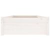 vidaXL Bedframe met lades wit 90x200 cm