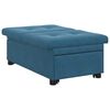 vidaXL Slaapbank Blauw 194 x 67 x 82 cm Fluweel