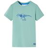 Kindershirt 128 lichtkakikleurig