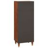 vidaXL Hoge kast Bruin 40 x 33.5 x 110 cm Bamboe en massief mango hout