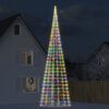 vidaXL LED-kerstboom 3000 LEDs kleurrijk 800 cm