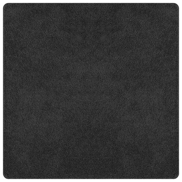 vidaXL Antislip Shaggy Tapijt Donkergrijs 160 x 160 cm PP