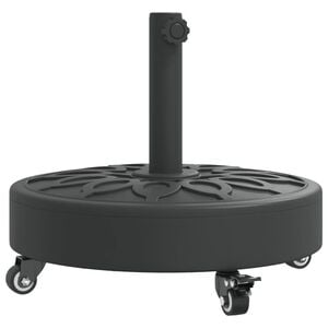 vidaXL Parasolvoet met wielen voor stok van &Oslash;38 / 48 mm 27 kg rond