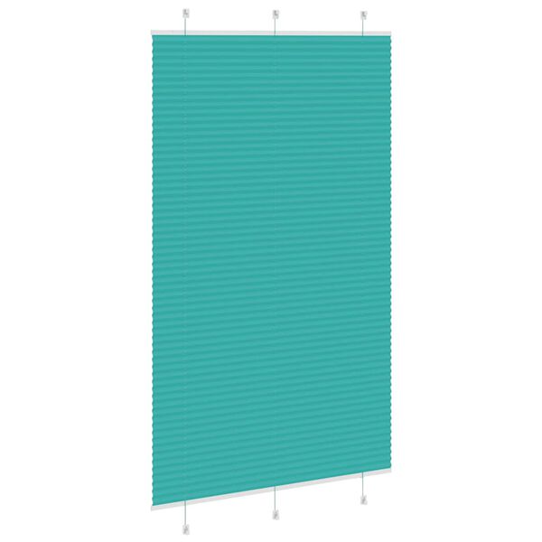 vidaXL Pliss&eacute; rolgordijn 115x200cm stofbreedte 114,4cm petrol groen