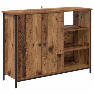 vidaXL Dressoir Oud Hout 100 x 33 x 75 cm Bewerkt hout