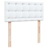 vidaXL Ottomaanse bed met matras 90x190cm kunstleer wit