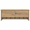 vidaXL Wandgemonteerde kapstok met plank Artisan Eiken 80 x 20 x 30 cm