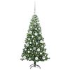 vidaXL Kerstboom met 150 LED met standaard Groen 120 cm PVC