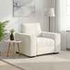 vidaXL Fauteuil Cr&egrave;me 100x78x84 cm Fluweel