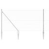 vidaXL Afrasteringspaal Zilver 25 x 1 m (36 mm gaas) Staal