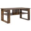 vidaXL Salontafel Gerookt eiken 96 x 54 x 44 cm Bewerkt hout