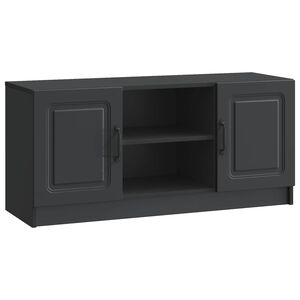 vidaXL TV-kast Zwart 102 x 34,5 x 47 cm Bewerkt hout