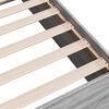 vidaXL Bedframe bewerkt hout grijs sonoma eikenkleurig 120x200 cm