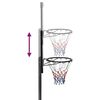 vidaXL Basketbalstandaard 235-305 cm polycarbonaat transparant