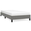 vidaXL Bedframe zonder matras 90x190 cm stof donkergrijs