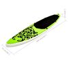 vidaXL Stand Up Paddleboardset opblaasbaar 366x76x15 cm groen