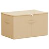 vidaXL Opbergbox Nonwoven stof 60 x 43 x 35 cm 90,3 L Cr&egrave;mekleurig