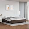 vidaXL Bedframe kunstleer bruin 160x200 cm