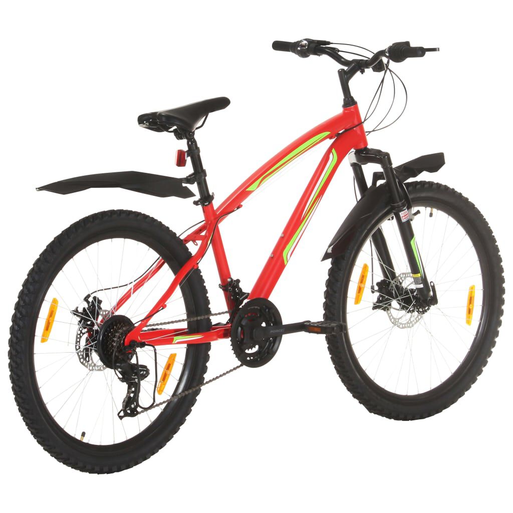vidaXL Mountainbike 21 versnellingen 26 inch wielen 36 cm rood kopen vidaXL
