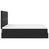 vidaXL Ottoman bed met matras en LED's 160x200cm kunstleer zwart