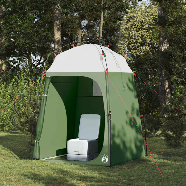 vidaXL Snelle vrijgave instant tent Groen 160 x 160 x 227 cm Polyester