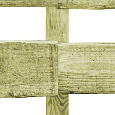 vidaXL Tuinhek 60x510 cm geïmpregneerd grenenhout