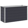 vidaXL Verhoogd Tuinbed Antracietkleurig 100 x 40 x 55 cm
