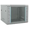 vidaXL Netwerk kabinet met opslag Grijs 60 x 60 x 50 cm Staal