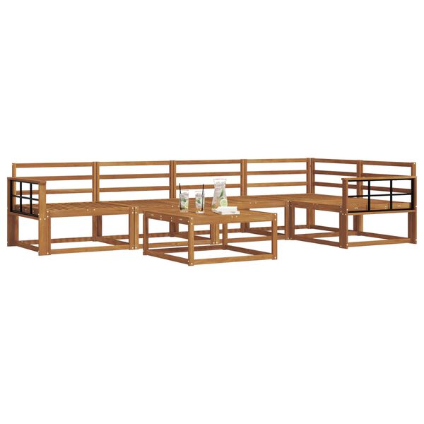 vidaXL Buiten bankenset 6 pcs Naturel Massief Acaciahout