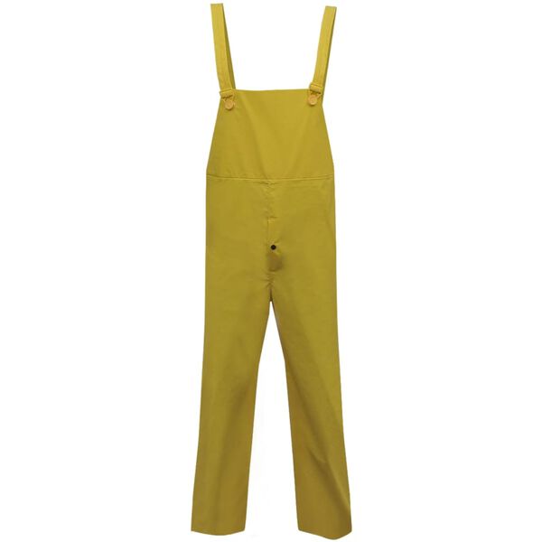 vidaXL Tweedelig regenpak waterbestendig met capuchon geel L