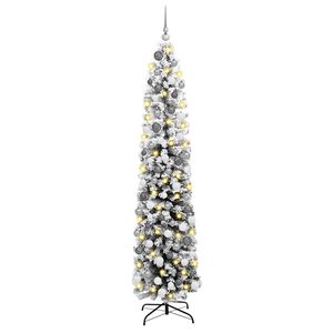vidaXL Kunstkerstboom Groen 180 cm PVC en Staal en Kunststof