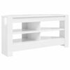 vidaXL HoekTVKast 102 x 40,5 x 45 cm Hoogglans Wit Bewerkt hout