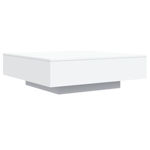 vidaXL Salontafel 100x100x31 cm bewerkt hout wit