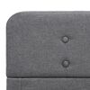 vidaXL Bedframe stof lichtgrijs 120x200 cm