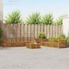 vidaXL Buiten bankenset 8 pcs Naturel Massief Acaciahout