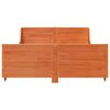 vidaXL Bedframe zonder matras massief grenenhout wasbruin 120x200 cm